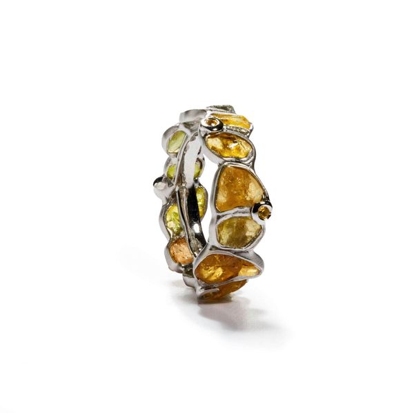 Delos Chrysoberyl and Yellow Sapphire Ring